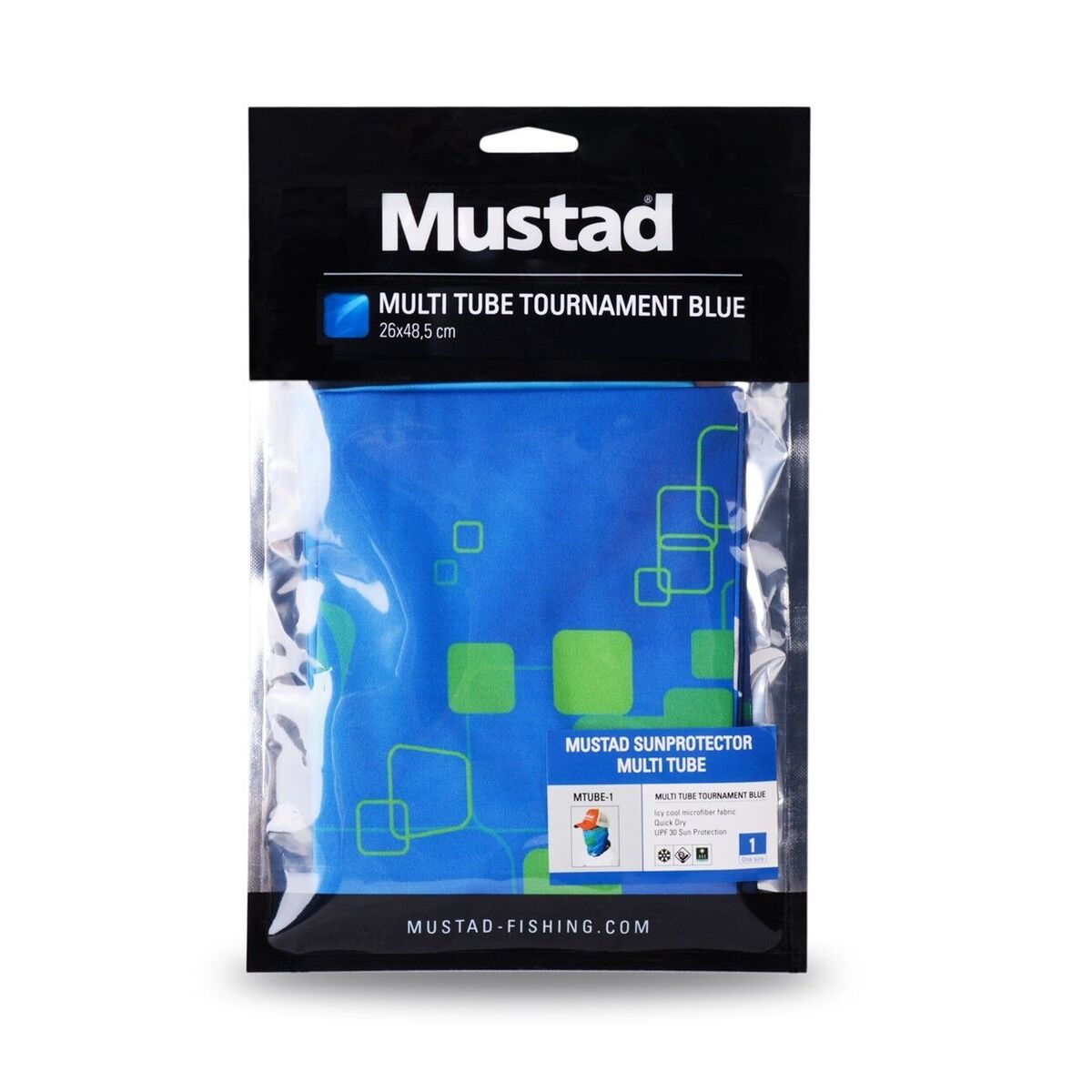 Γκέτα λαιμού M-TUBE 1 Μπλέ χρώμα Mustad - Image 2