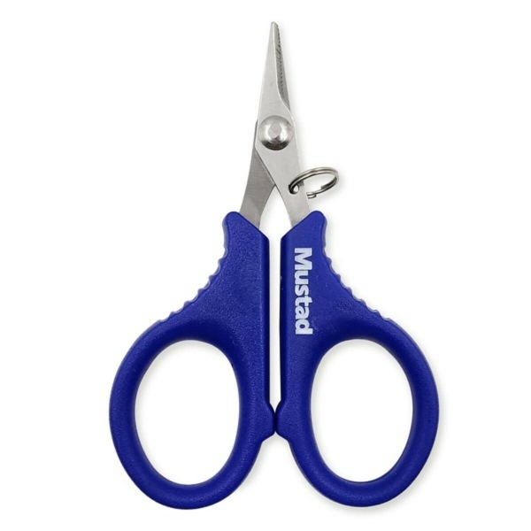 Ψαλίδι οδοντωτό Braid MT 112 - 3.5" - Μπλε Mustad