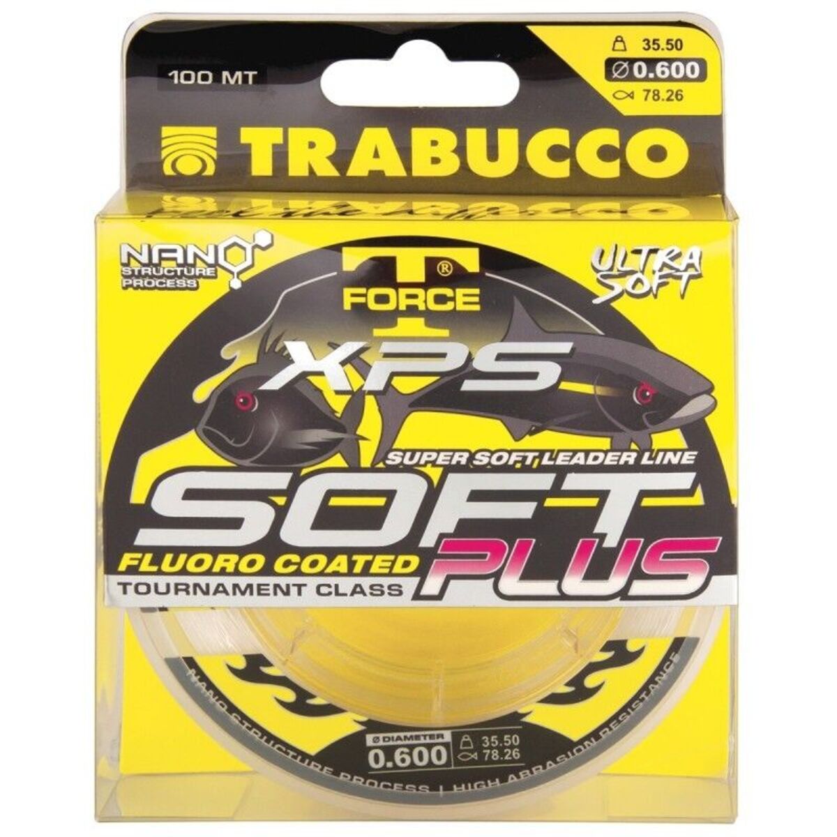 T-FORCE XPS SOFT PLUS FLUORO COATED 0.30mm x 100 Μέτρα Trabucco