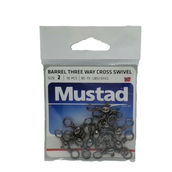 Στριφτάρι σταυρός MA024 Mαύρο νίκελ Mustad